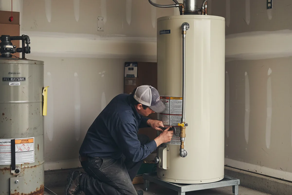 Water heater and shutoff valve replacement in Coeur D Alene